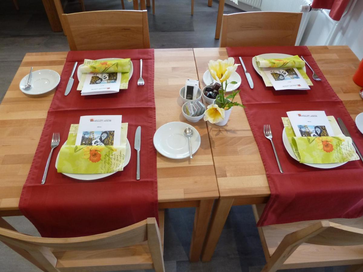 Hotel Restaurant Sunnmatt Aeschi Bei Spiez Экстерьер фото