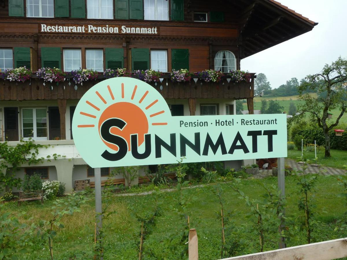 Hotel Restaurant Sunnmatt Aeschi Bei Spiez Экстерьер фото