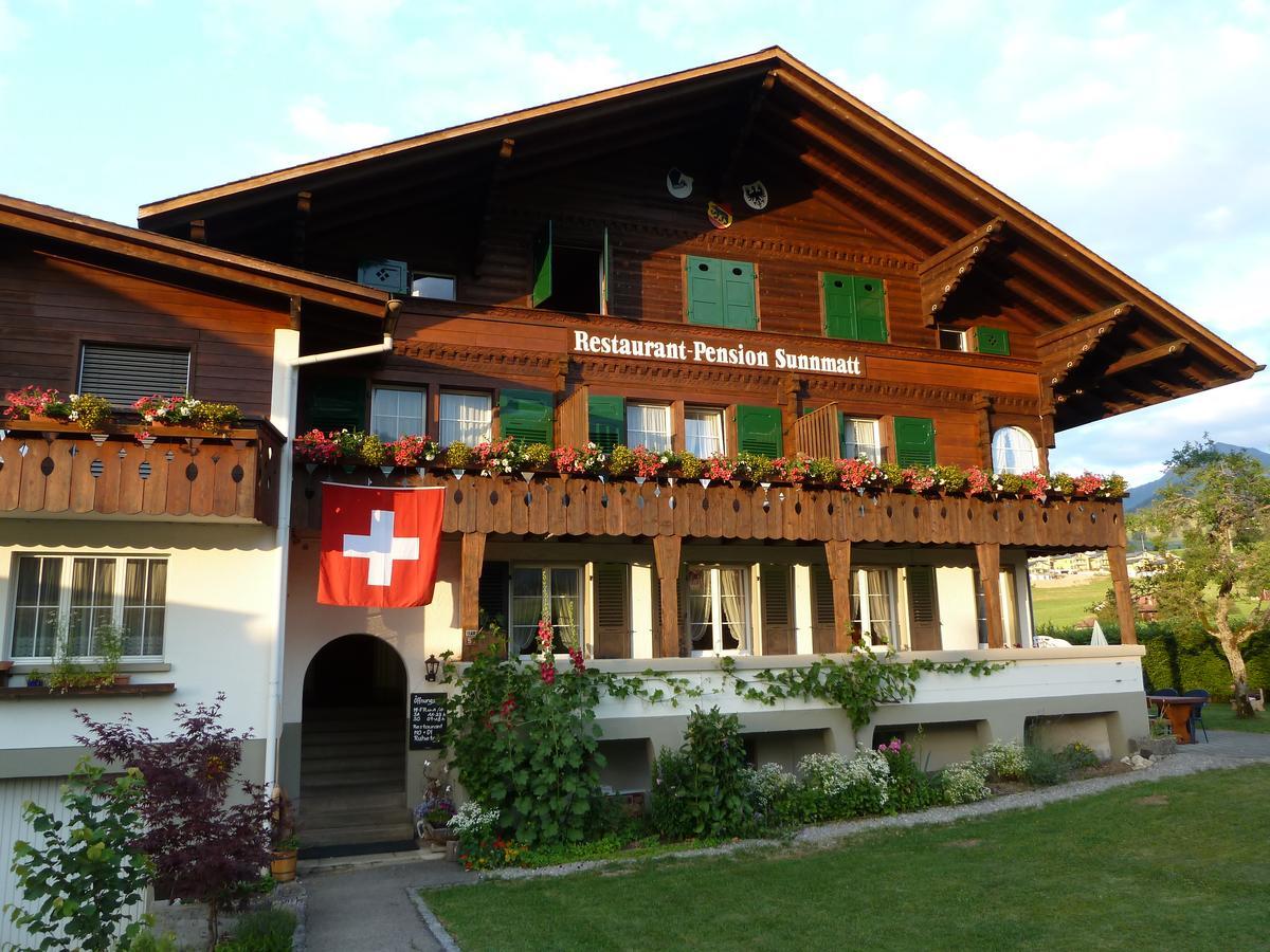 Hotel Restaurant Sunnmatt Aeschi Bei Spiez Экстерьер фото
